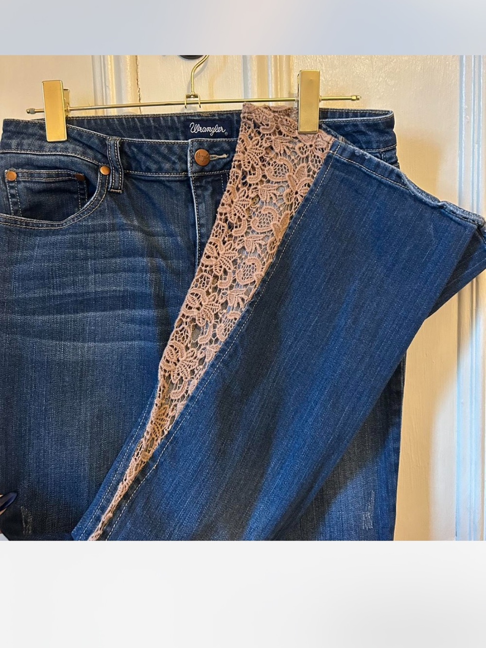 Wrangler Dark Blue Bootcut Jeans